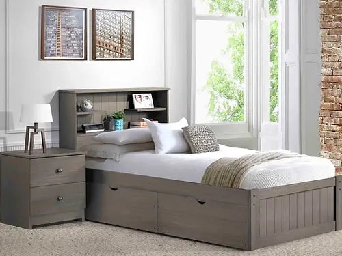 Room View Newport Platform Bed with Under Bed Chests