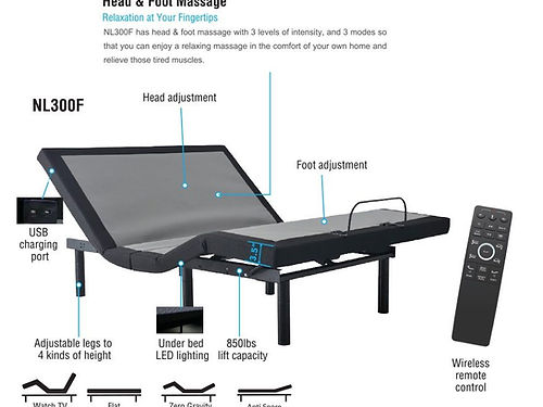 NL300 Adjustable Base by MLILY