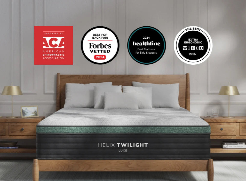 Twilight Luxe Firm Mattress by Helix | Side Sleeper Pressure Point Relief