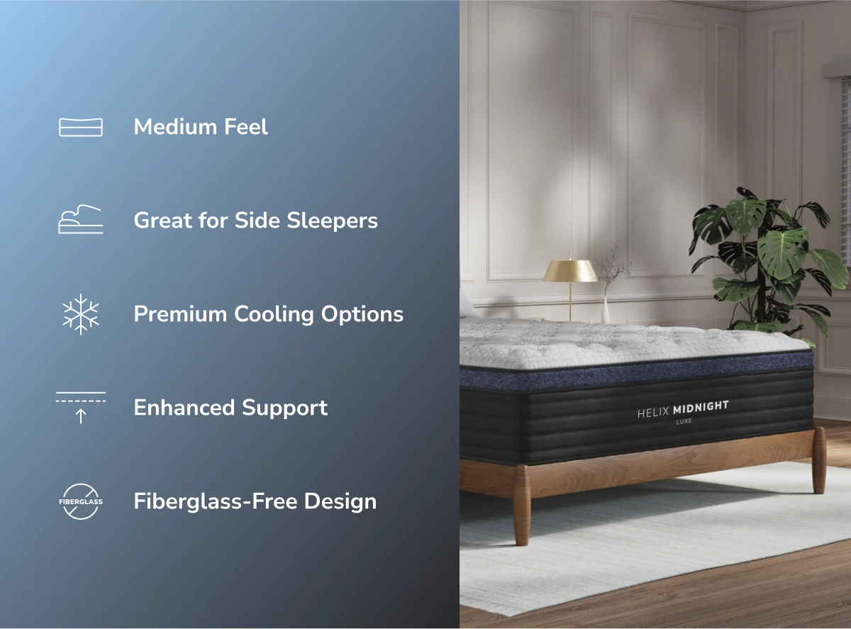 Midnight Luxe Medium Mattress by Helix