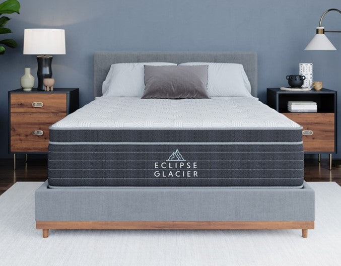Room View of Glacier McKinley Tufted Euro Top Medium-Firm Mattress by Eclipse