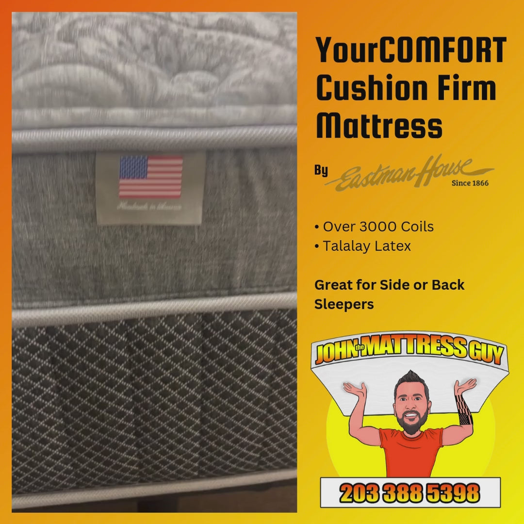 YourCOMFORT Cushion Firm Mattress by Eastman House