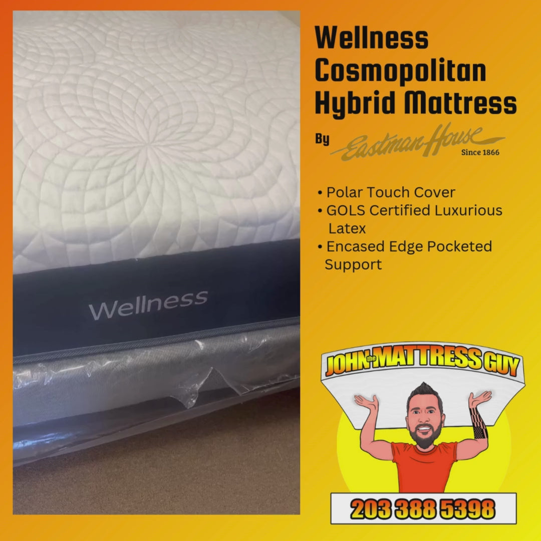 Wellness Cosmopolitan Hybrid Mattress by Eastman House